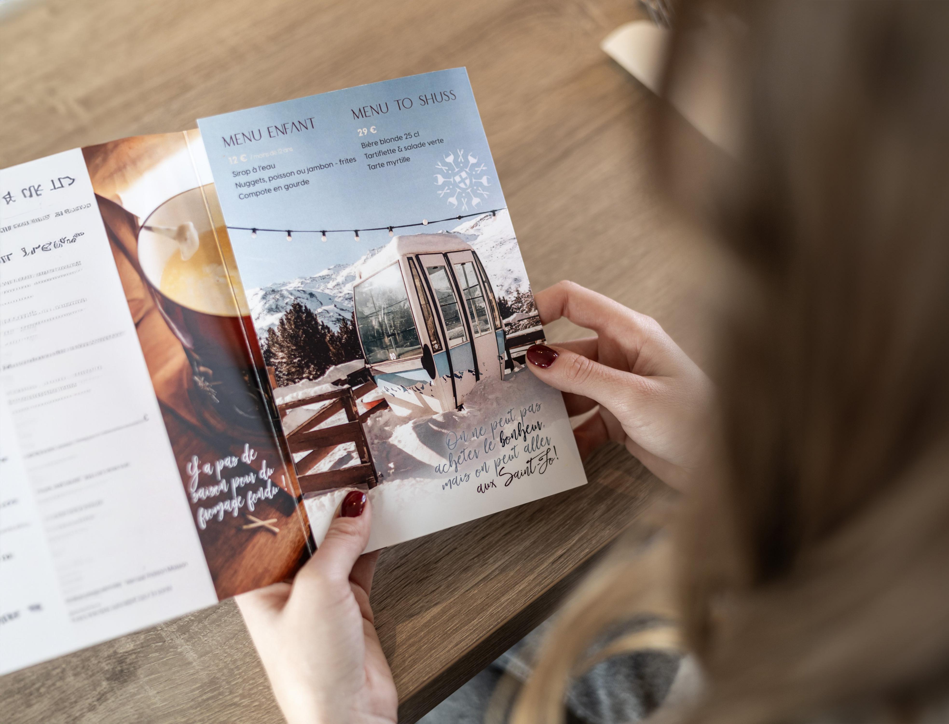 carte menu restaurant 