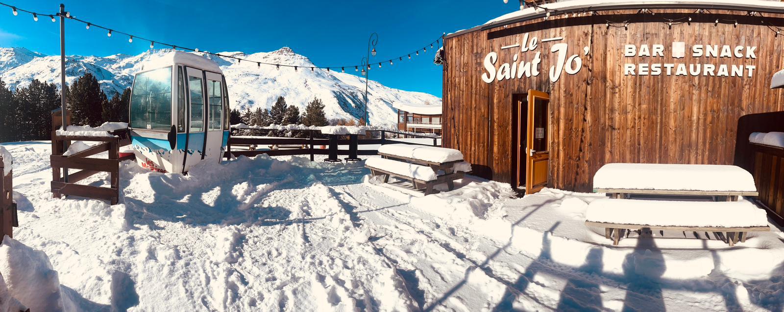neige, menuires, ski, station