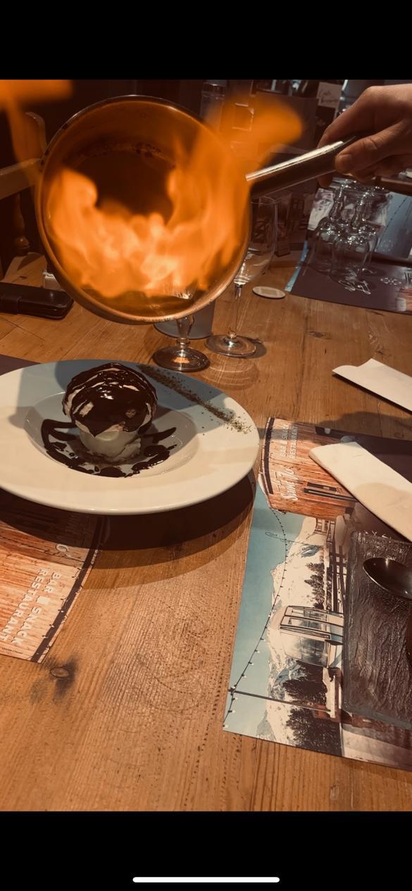 cèpe, dessert, glace, meringue