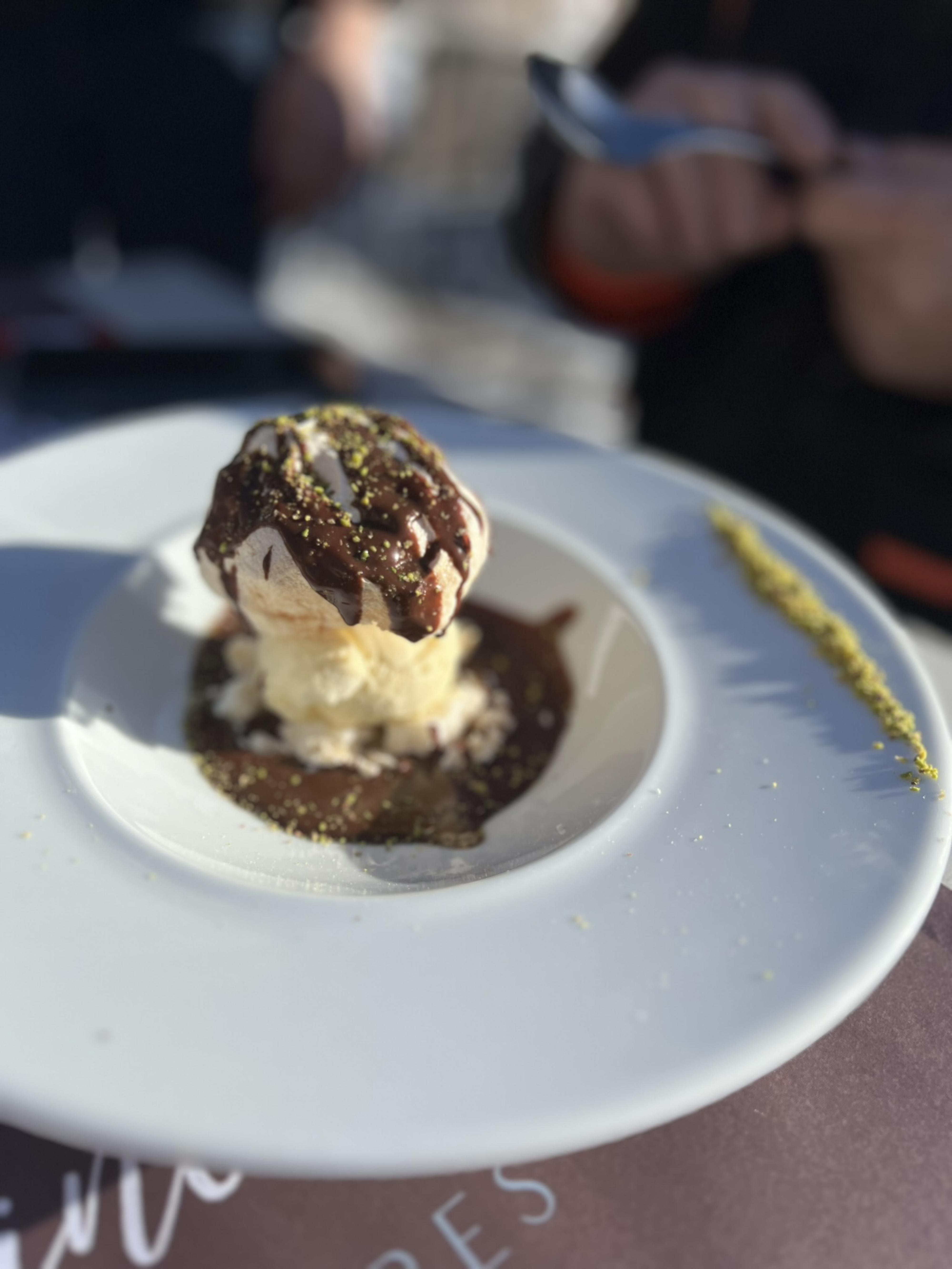 cèpe, dessert, glace, meringue